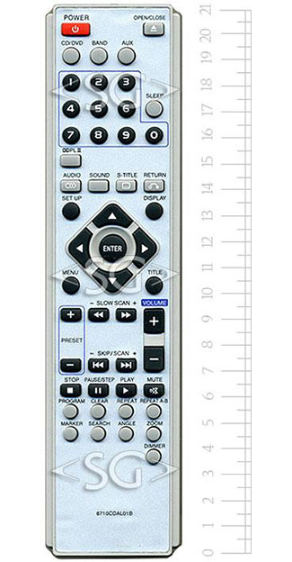 Пульт дистанционного управления для LG 6710CDAL01B home theater